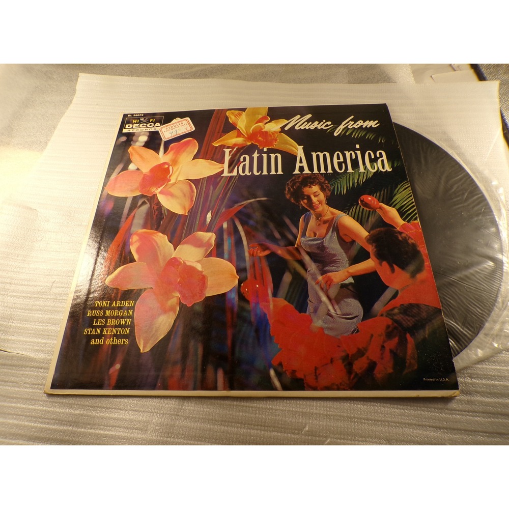 Music from Latin America Decca Records DL 38078 Toni Arden Russ Morgan Vinyl LP